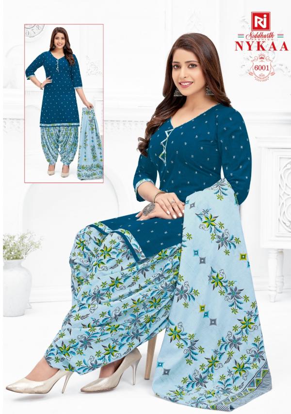 Siddharth Nykaa Vol-6 Cotton Designer Readymade Suit 